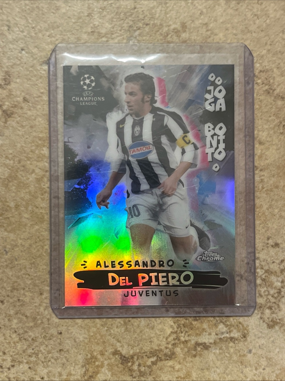 Topps Chrome Alessandro Del Piero Holographic Card JB-15